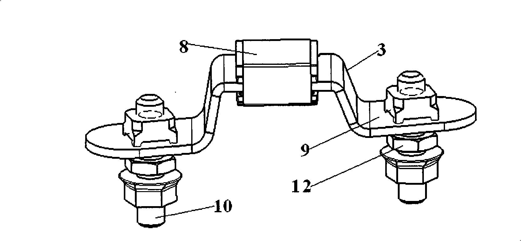 Vehicle window glass lifting device and its mounting method