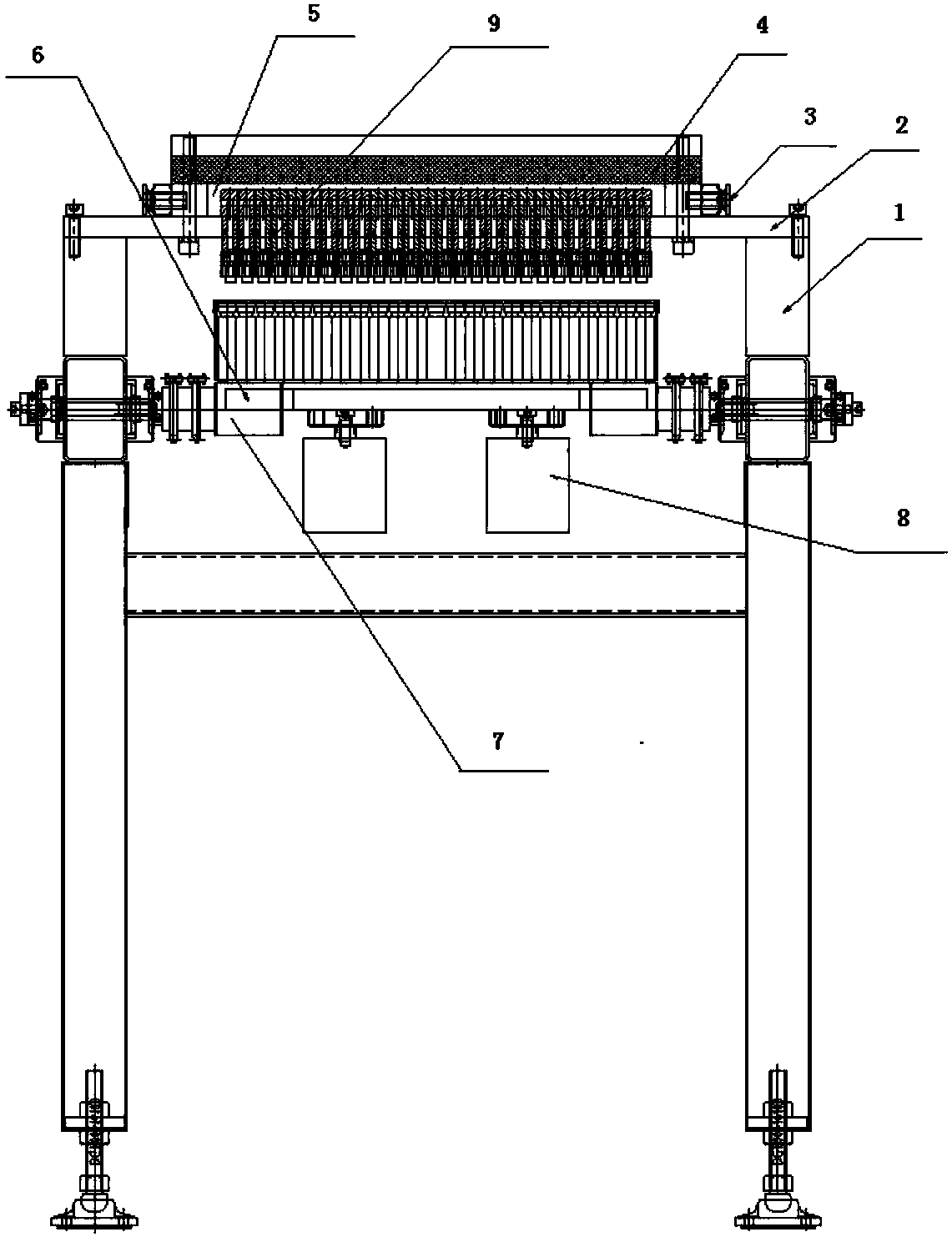 Oral liquid bottle drying method and drying machine