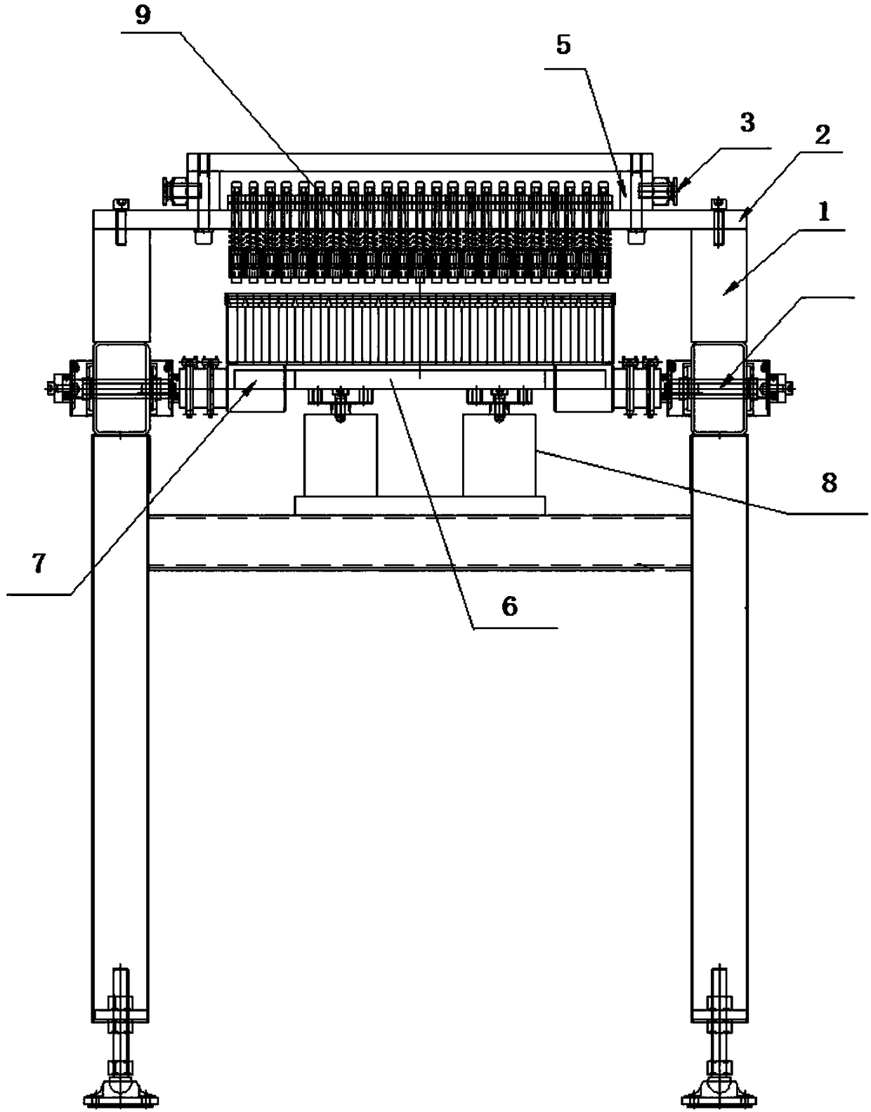 Oral liquid bottle drying method and drying machine