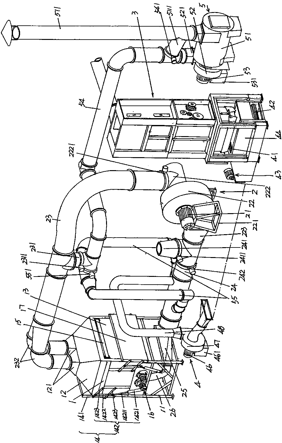 Automotive upholstery pre-forming machine by using airflow filling method