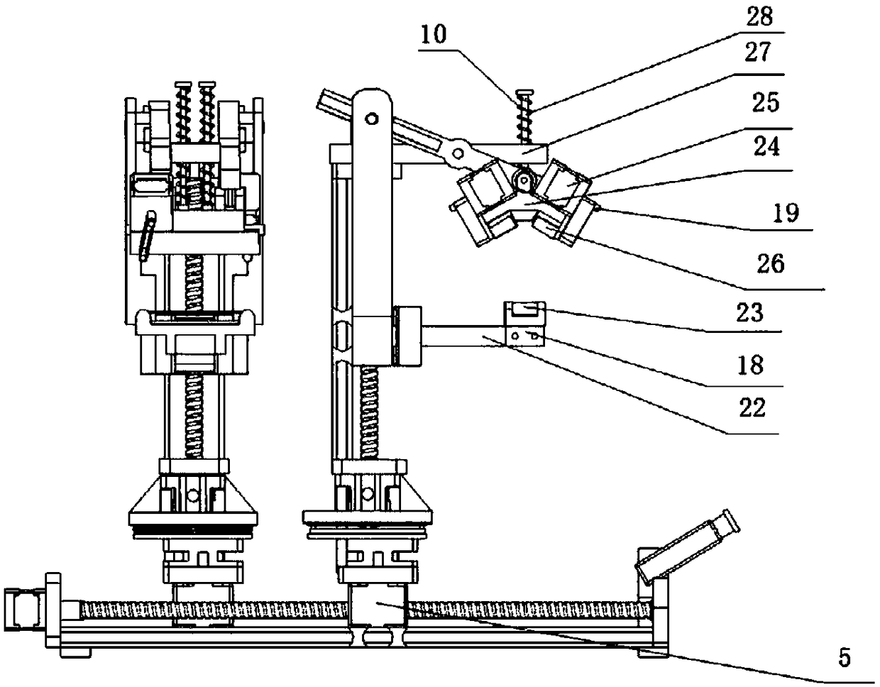 High-voltage transmission line inspection robot