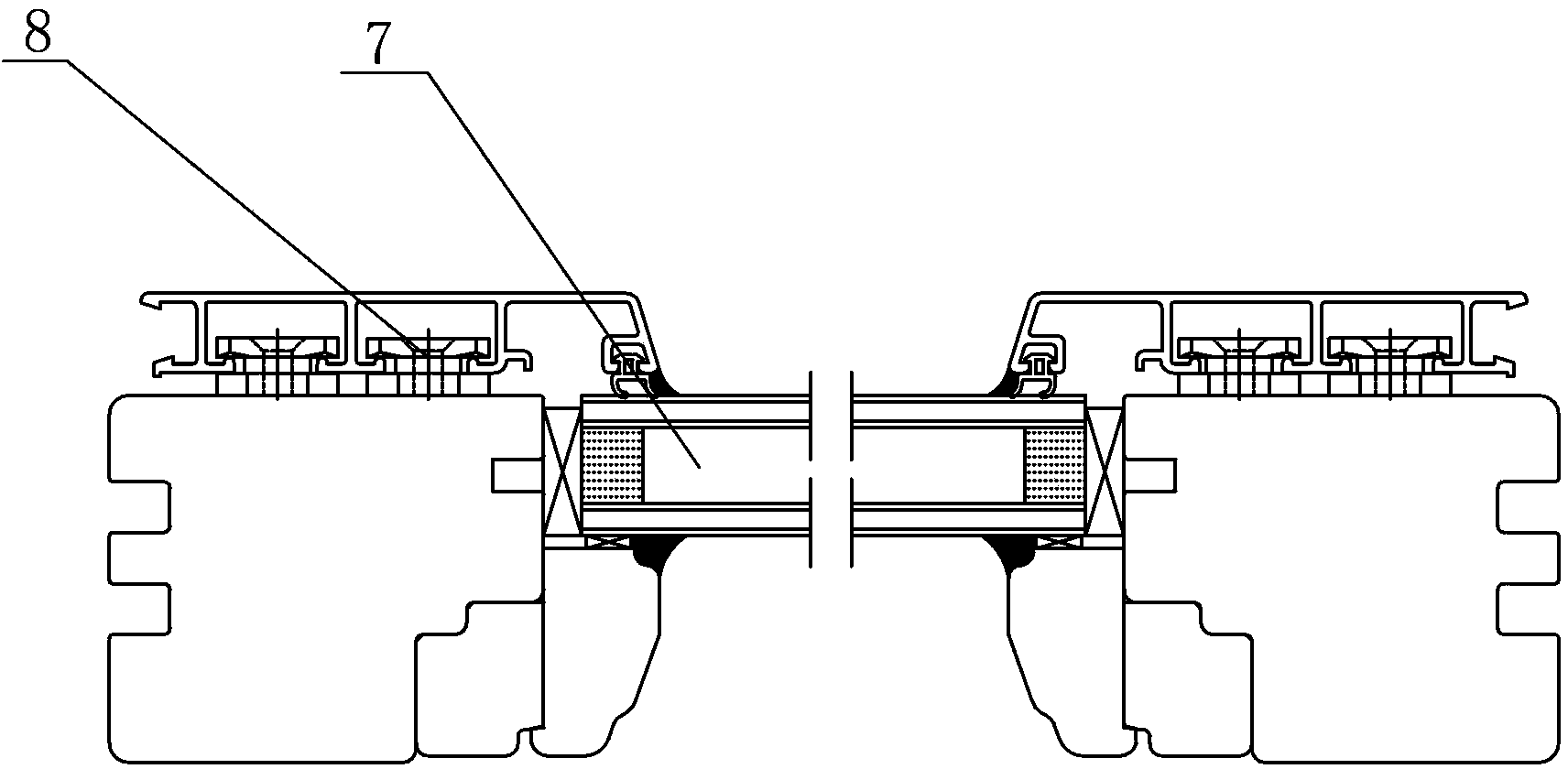 Novel door window system