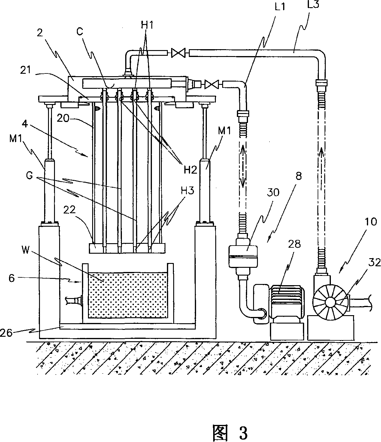 Apparatus for clearing coating fluorescent layer and method of the same