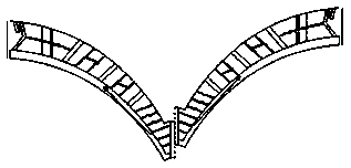 All-weather tire tread structure