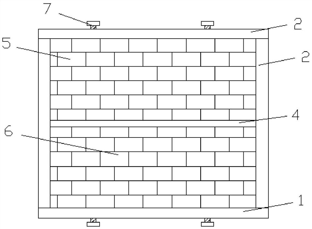 Shale ganged brick hollow structure of building exterior facing