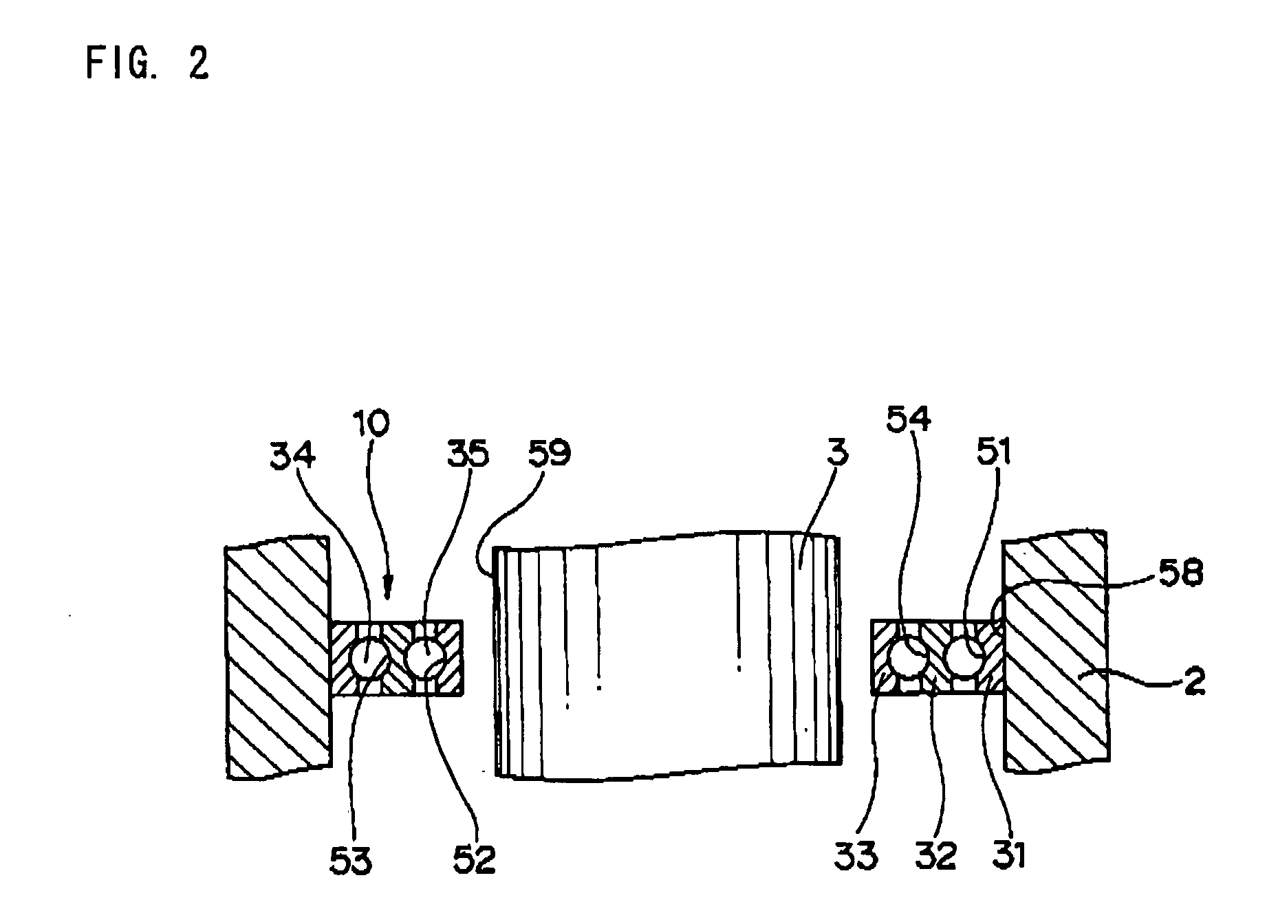Turbo-molecular pump and touchdown bearing device