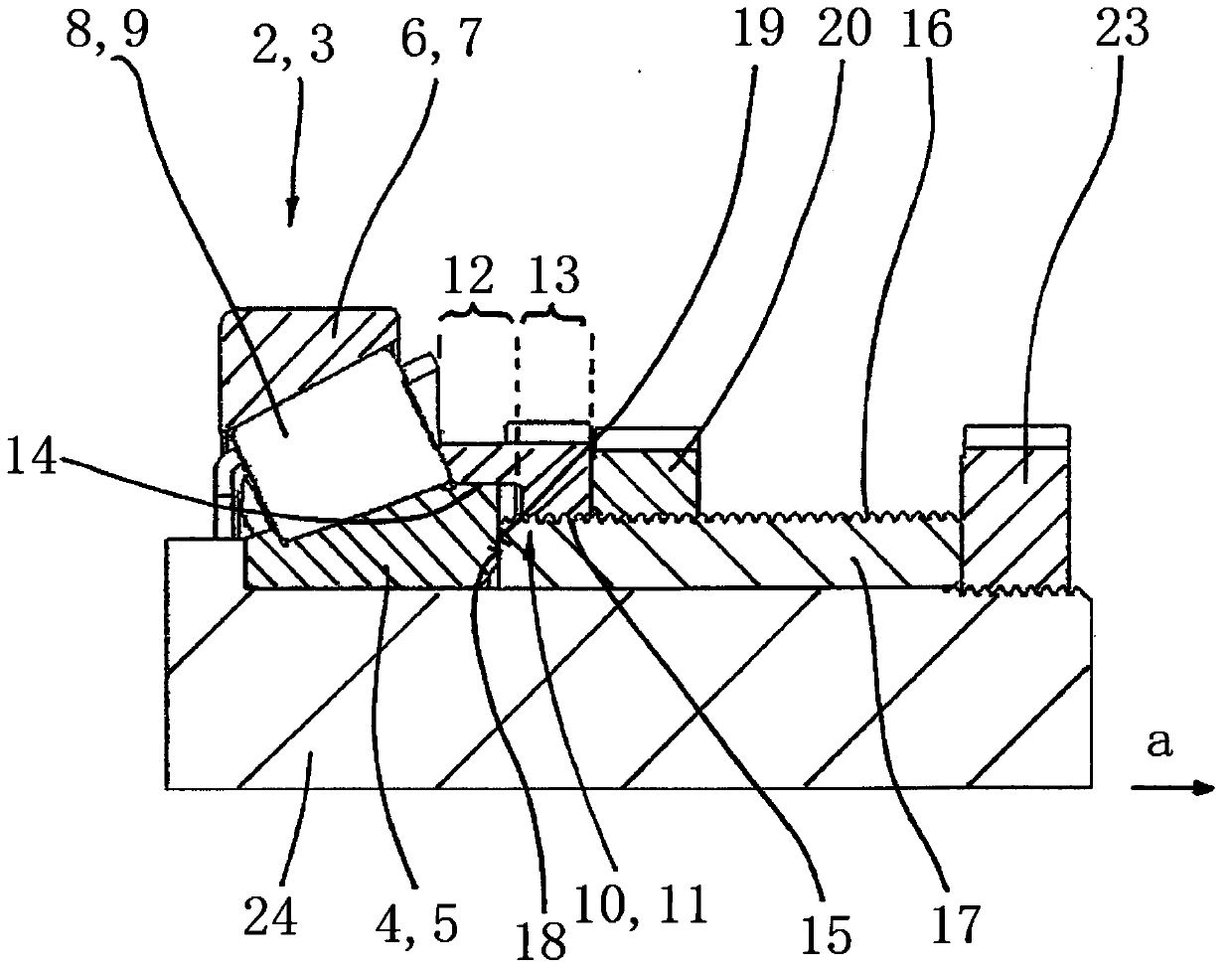 Bearing combination unit