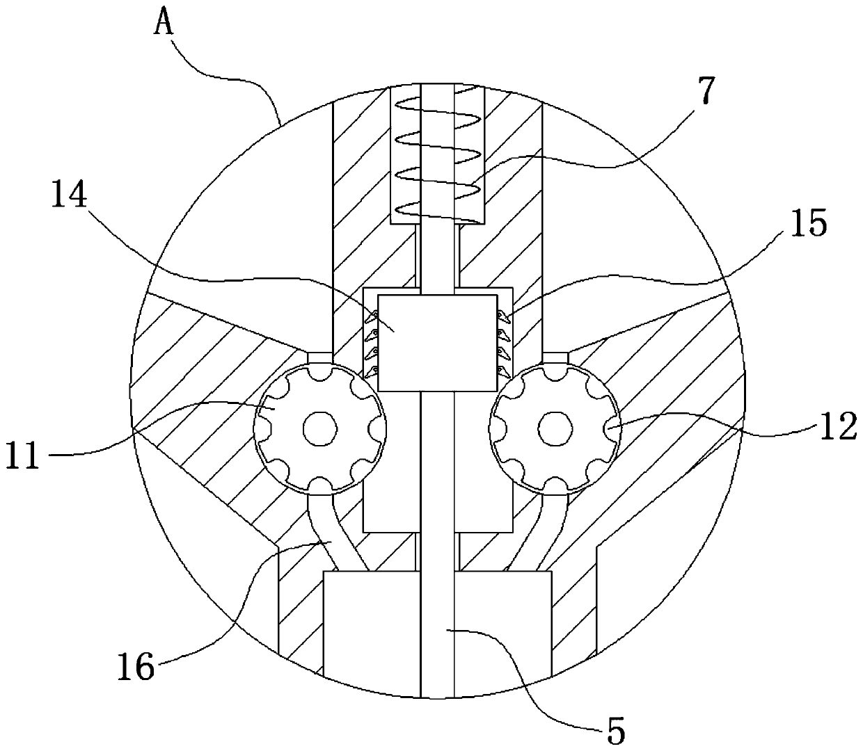 Agricultural seed crop cultivation device based on rotating disk measuring