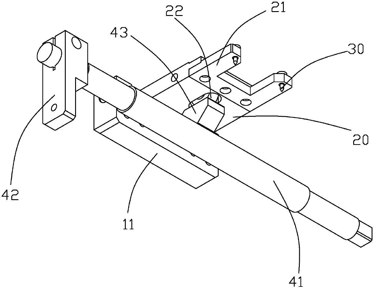 Locating mechanism of spot welding machine and spot welding machine