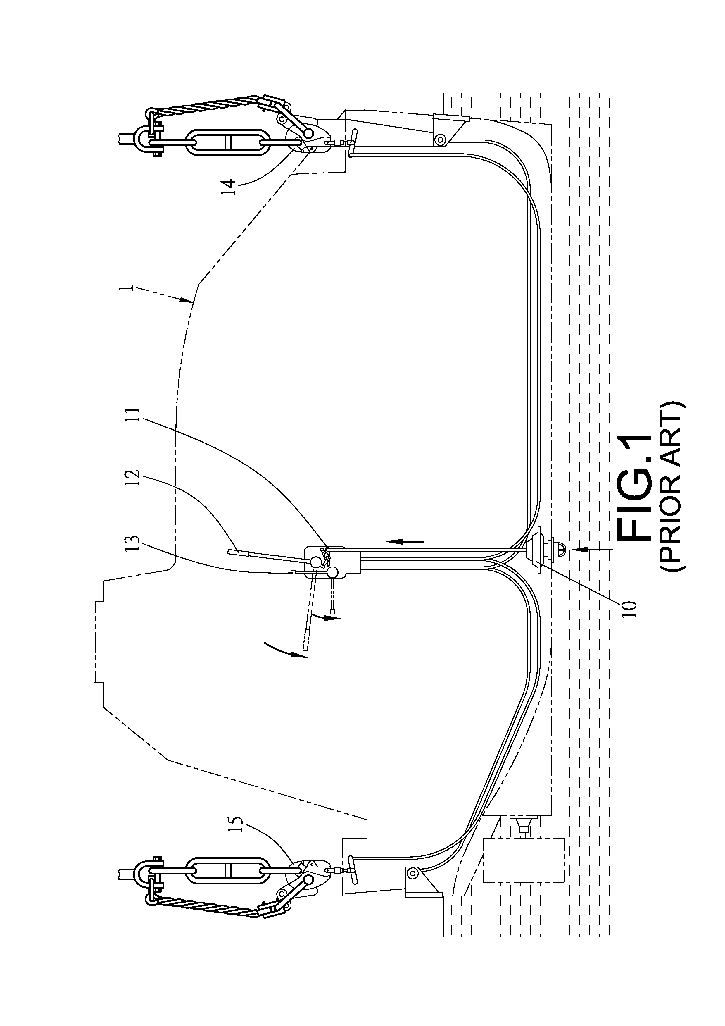 Testing apparatus for hydrostatic interlock of a lifeboat