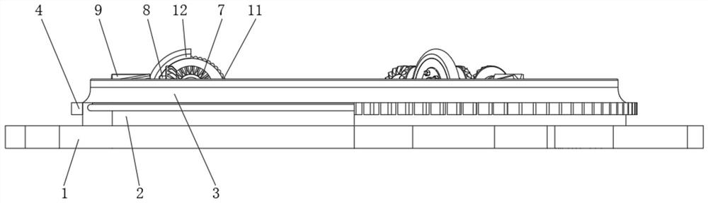 Adjustable embracing column guider based on steel casing positioning