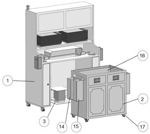 Self-service tableware recycling device