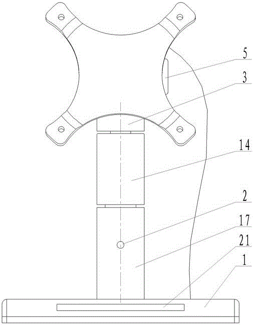 Neck movement-arousing electric holder for computer liquid crystal display and neck care method