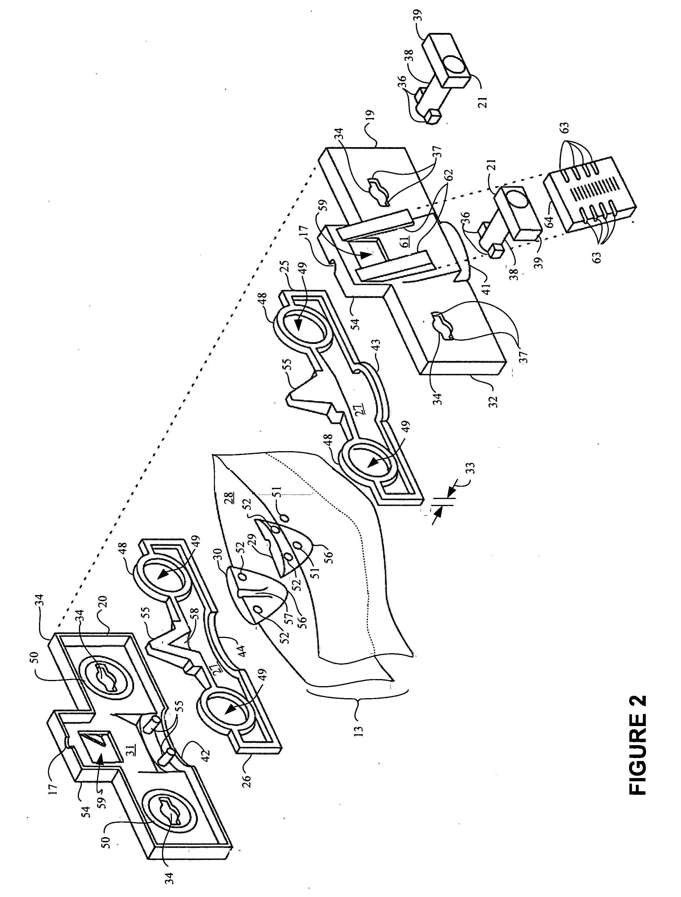 Apparatus and method for forming a hermetic seal about a cable extending from a waterproof pouch