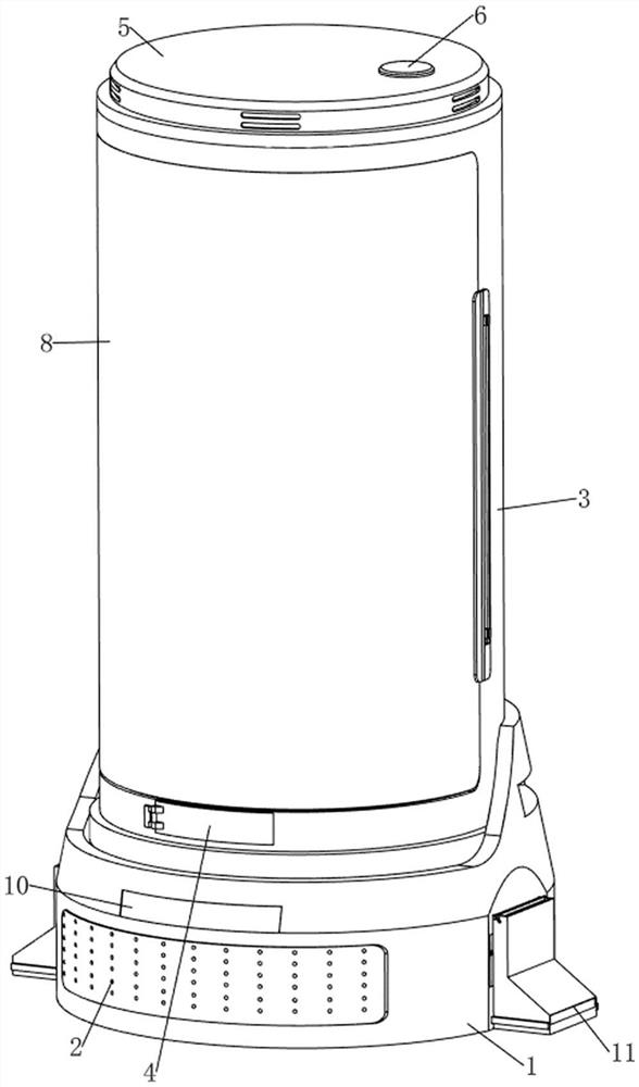 Intelligent display table for sculpture art