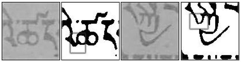 Tibetan ancient book document image binarization method and system