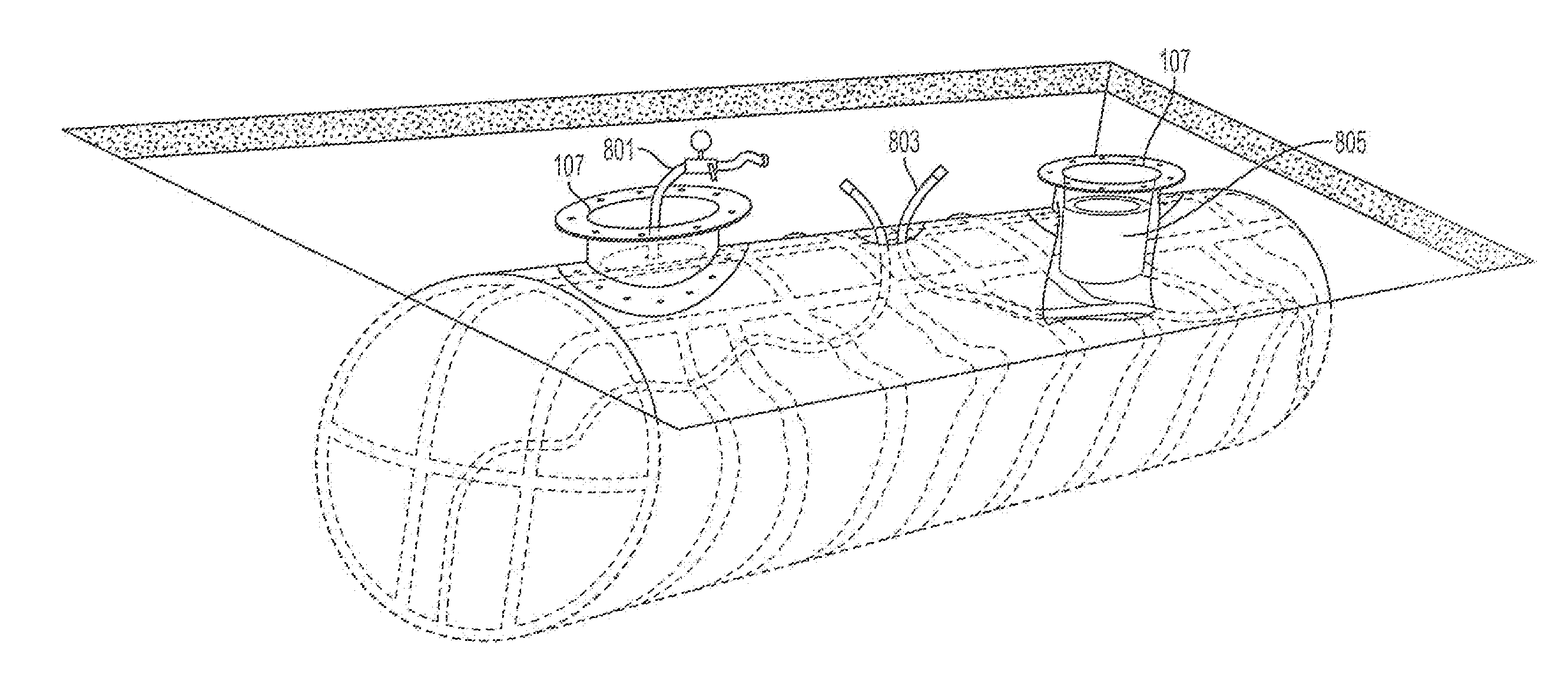 Self-Supporting Bladder System for a Double Wall Tank