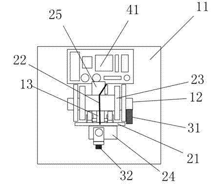 Automatic height measurement device for crops