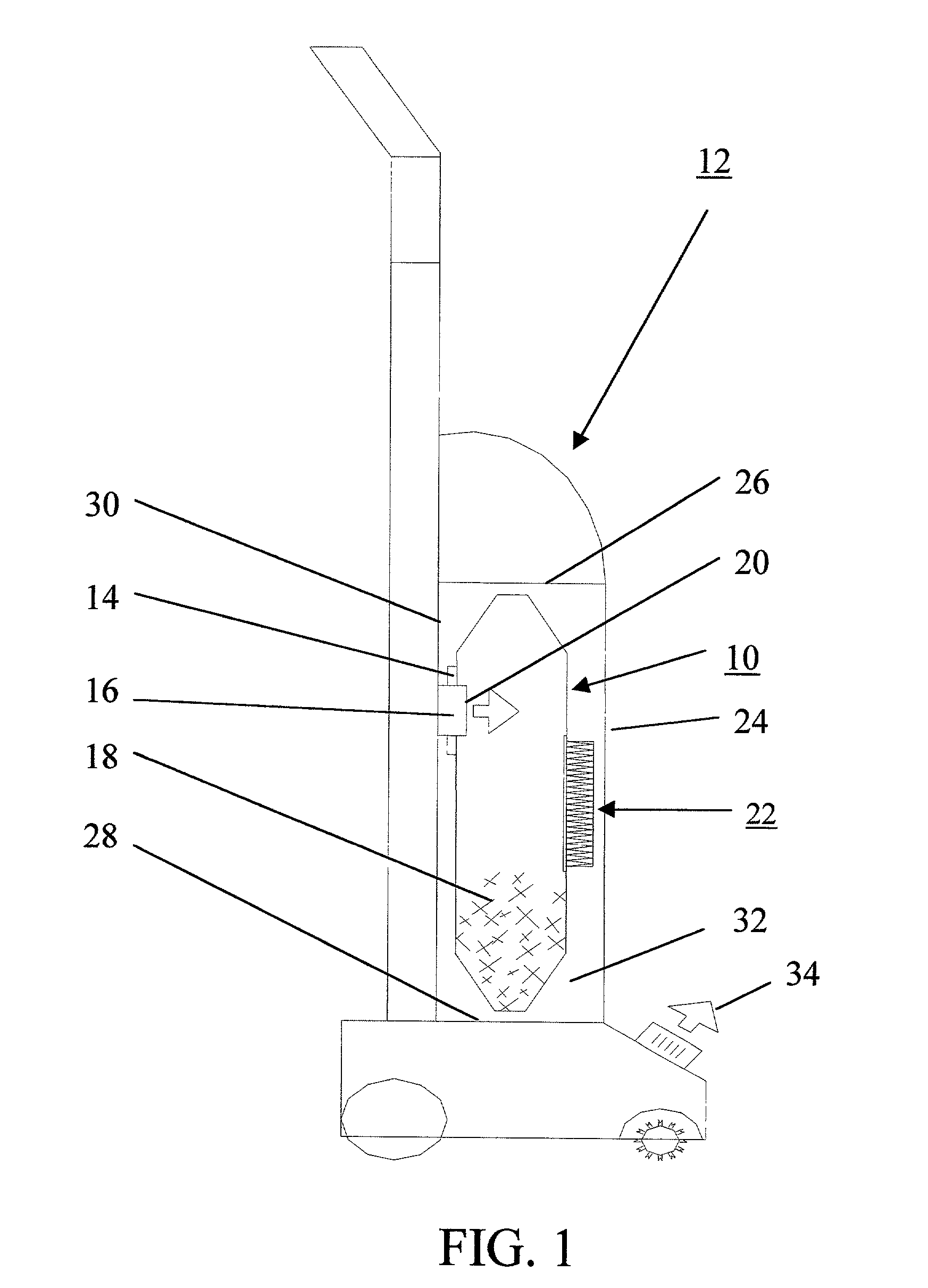 Vacuum collection bag and method of operation