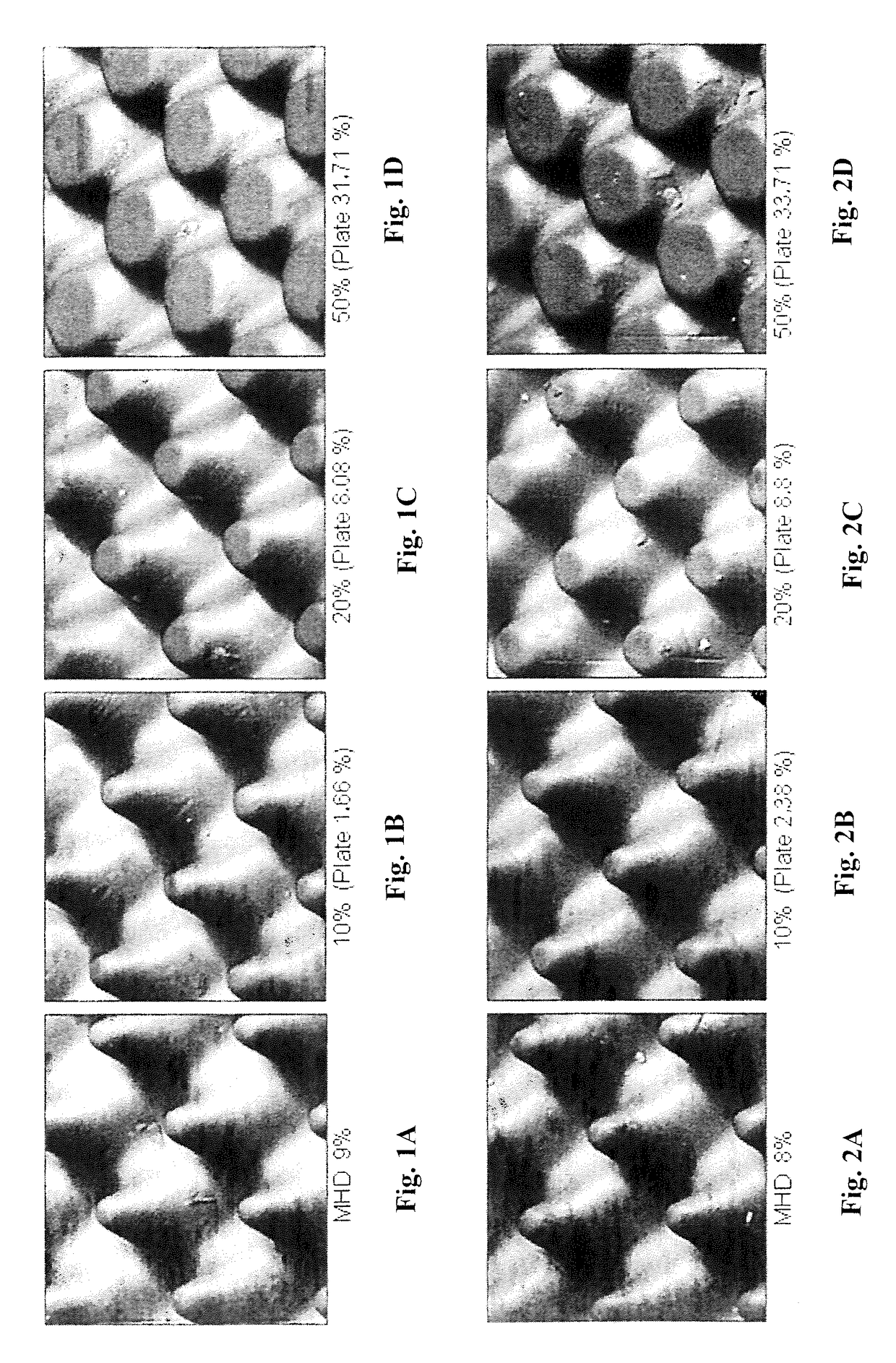 Method of creating hybrid printing dots in a flexographic printing plate