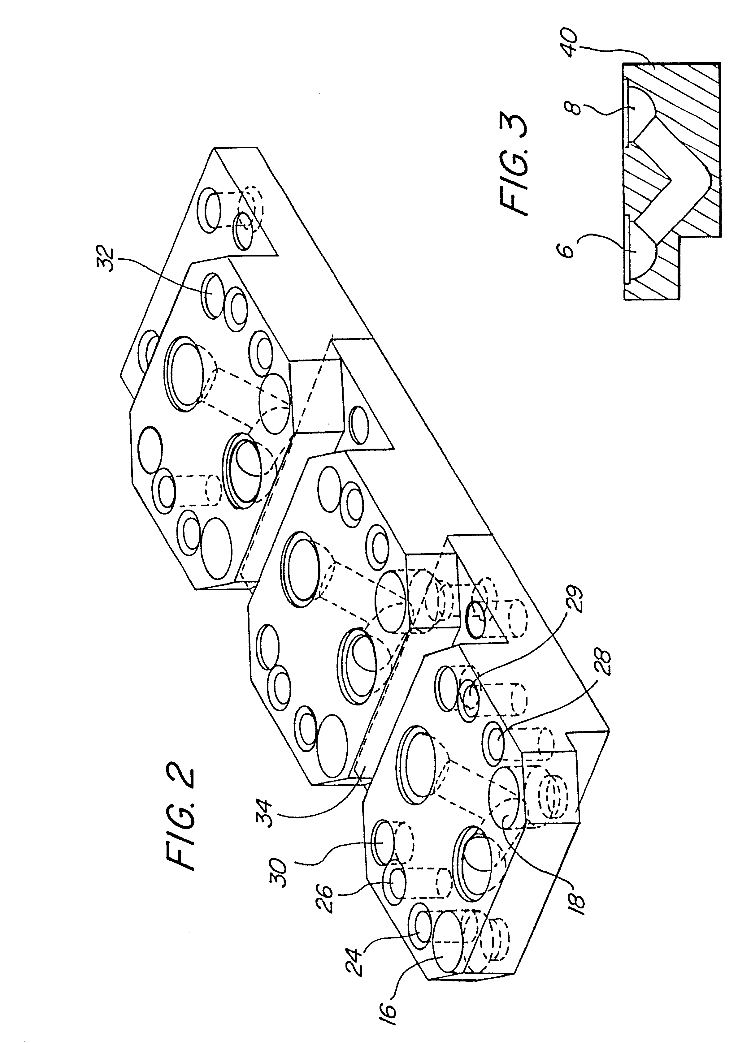 Manifold system of removable components for distribution of fluids