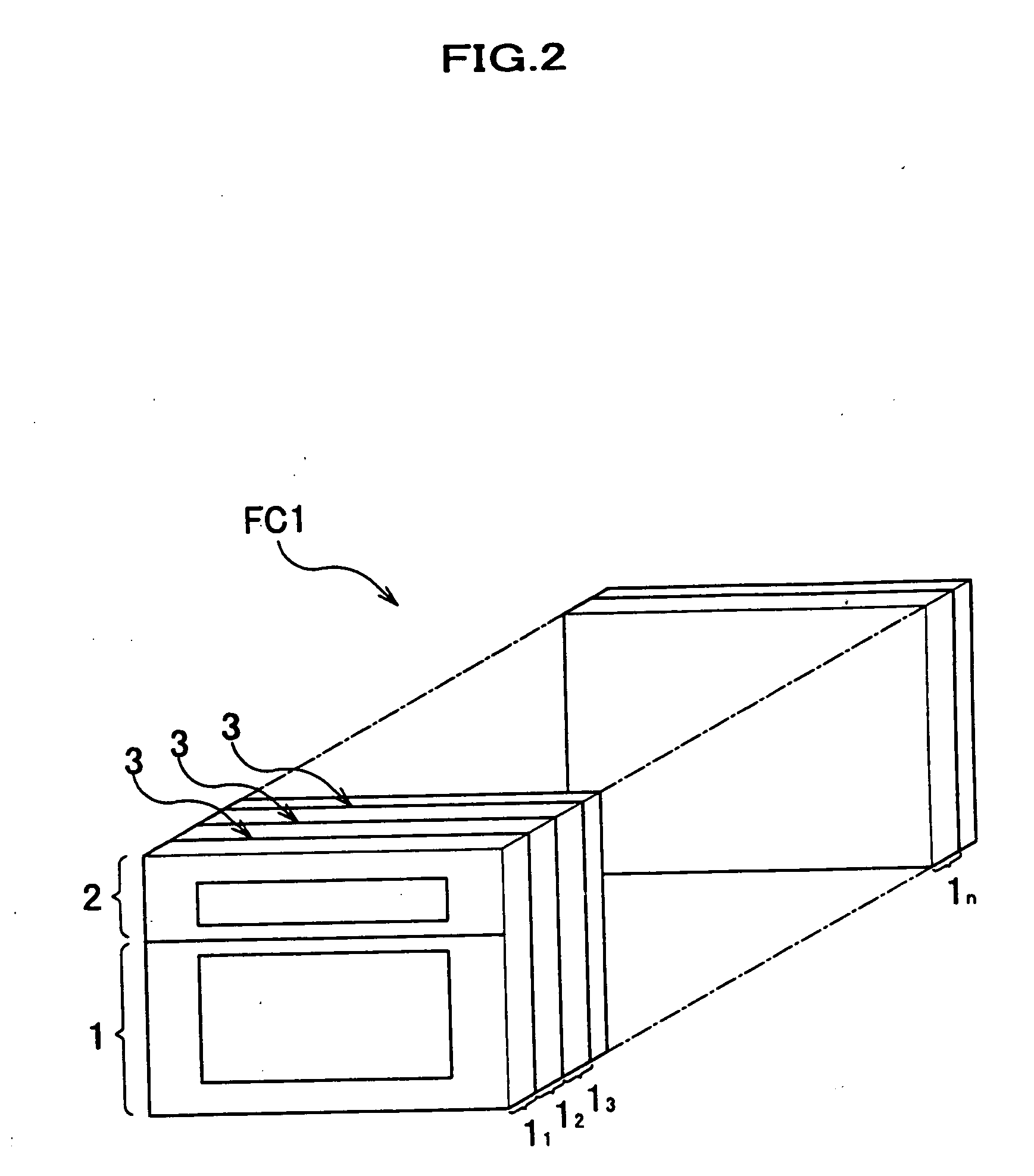 Fuel cell and a temperature control system for the fuel cell