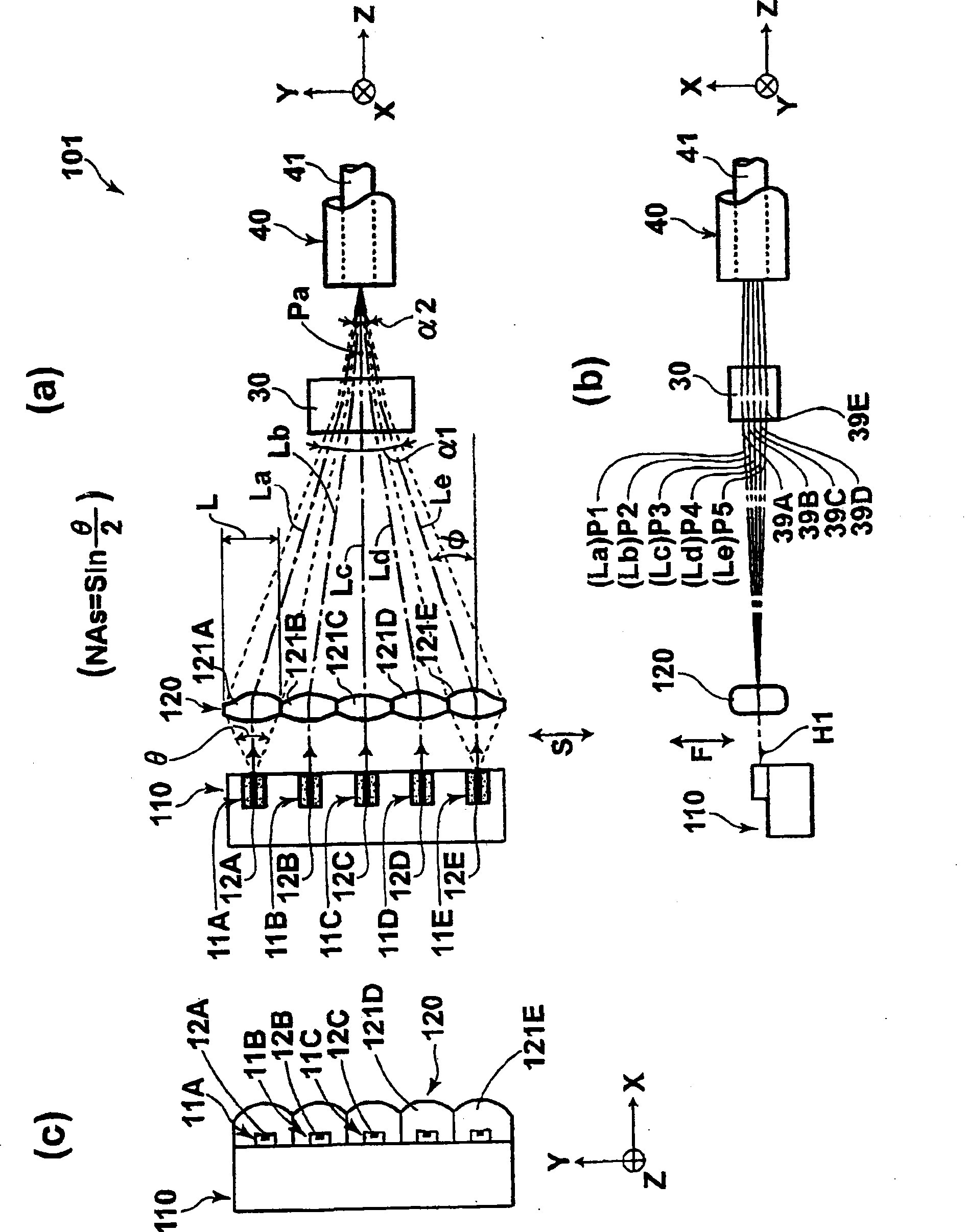 Laser wave combination apparatus