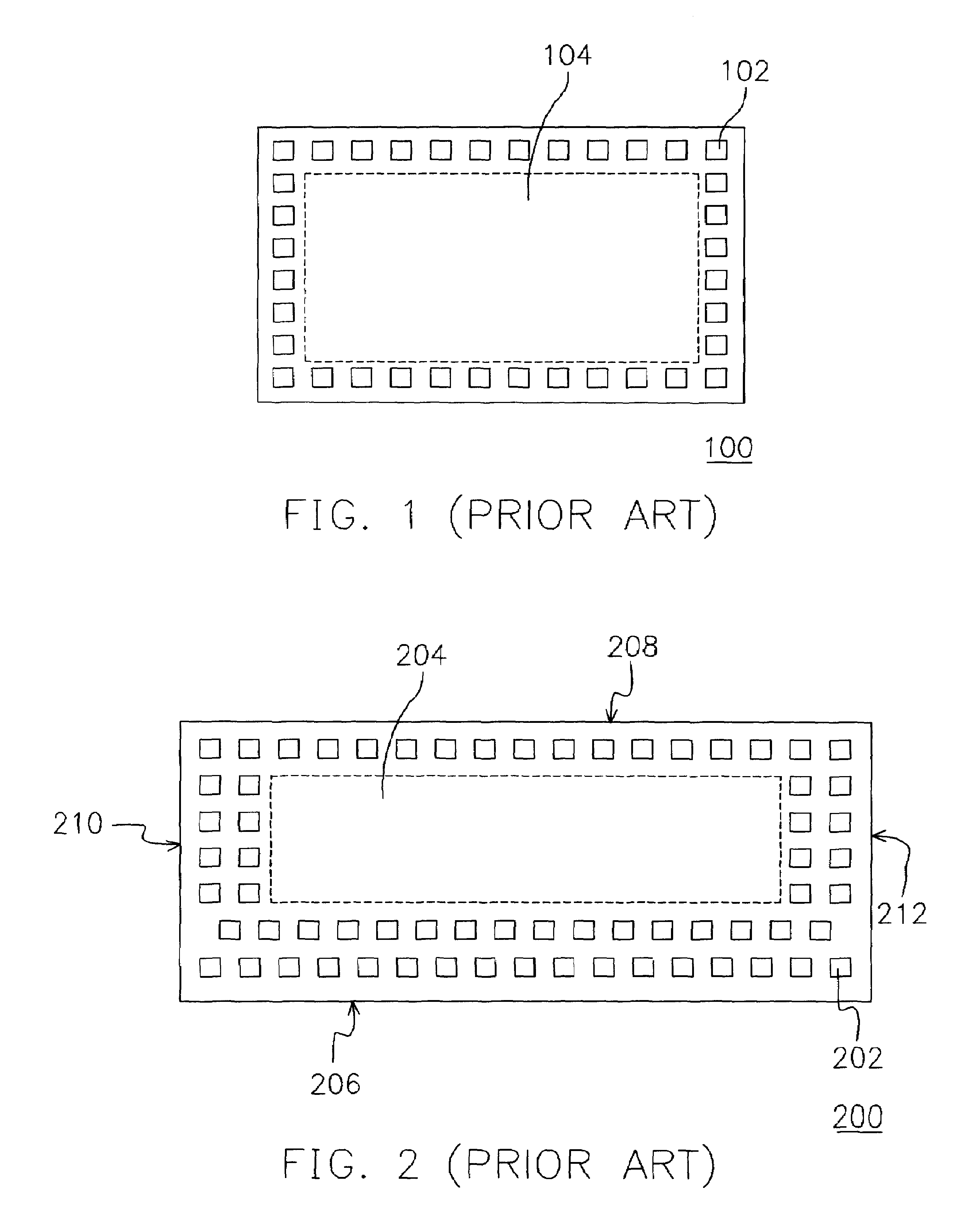 Bump layout on silicon chip