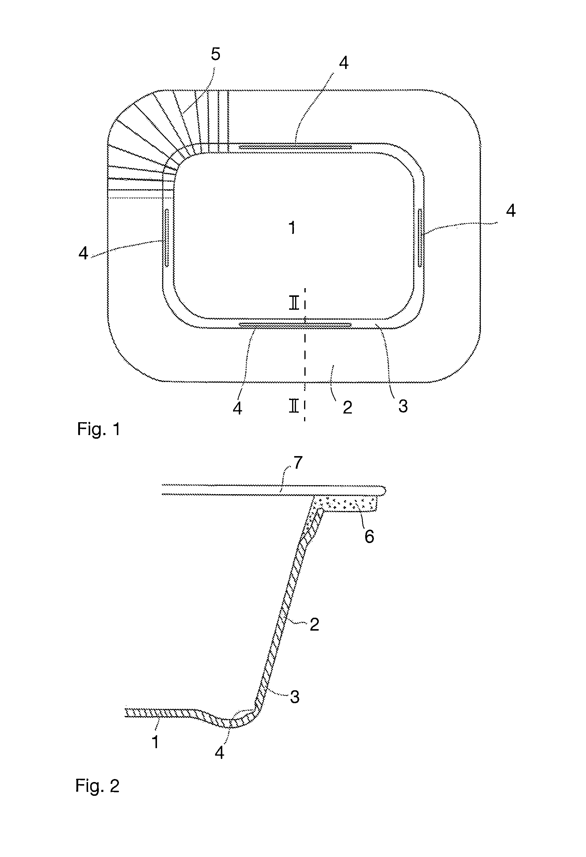 Method for forming a package, a package and a package blank