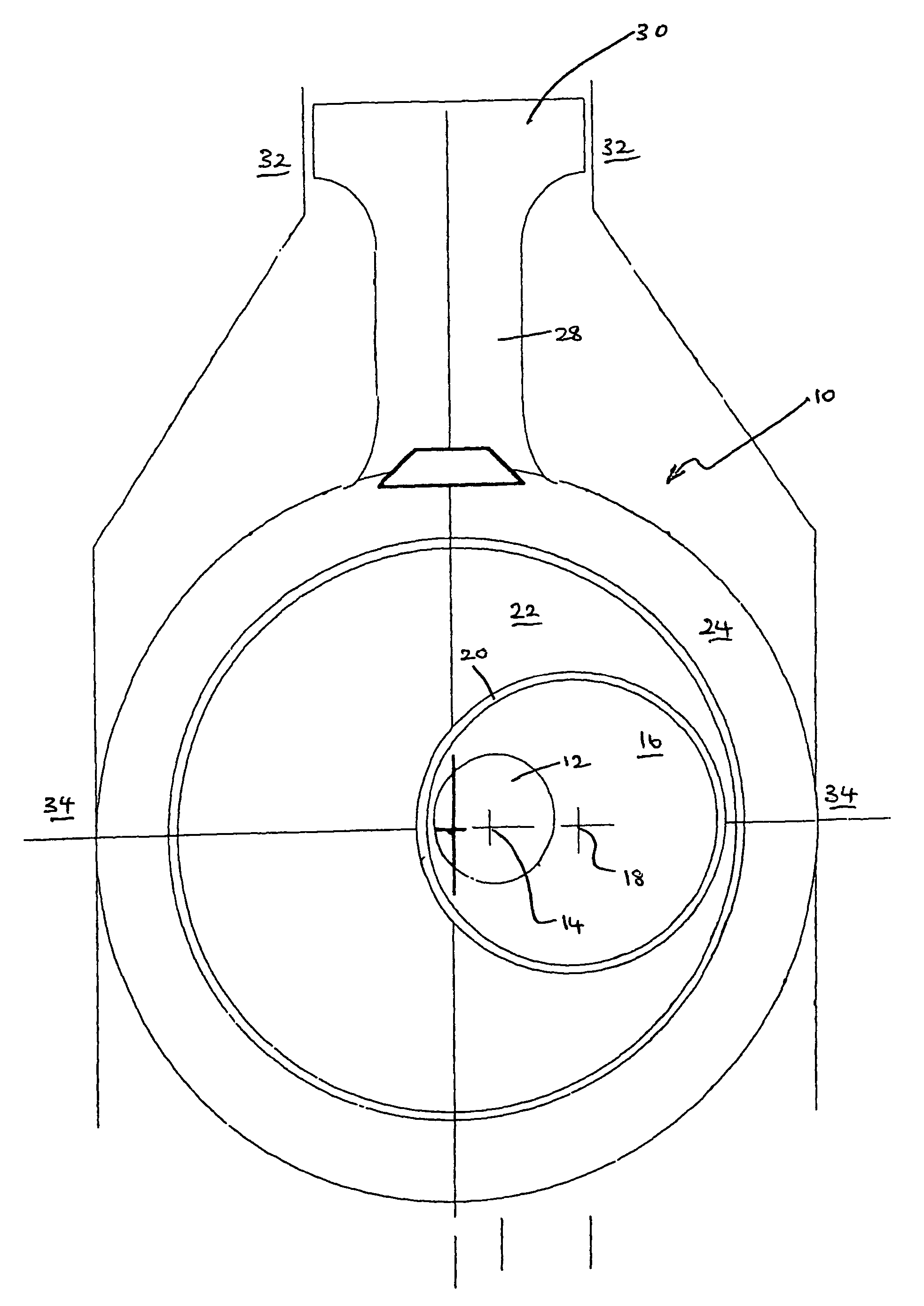 Rotatory crank shaft