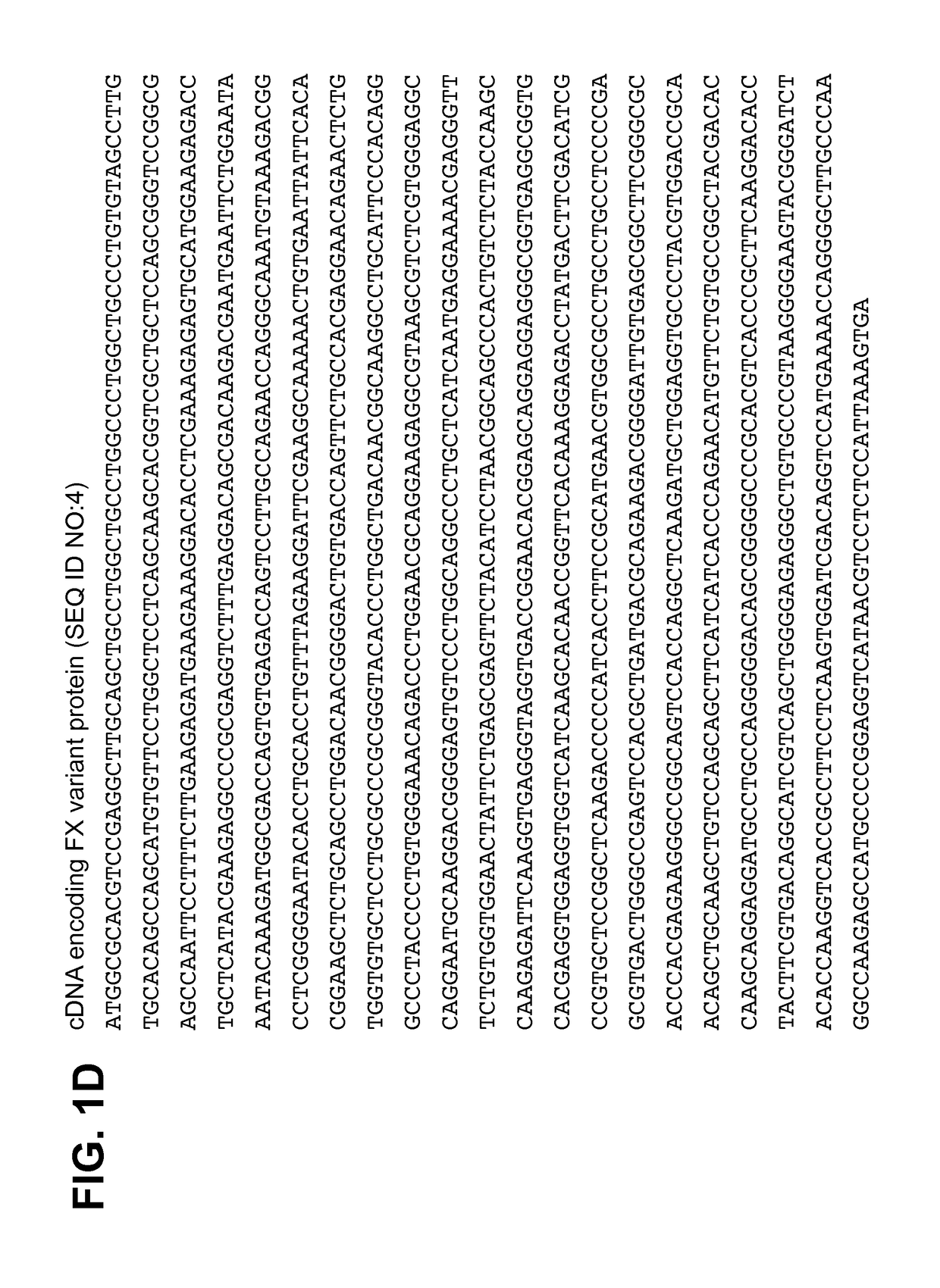 FXa variant compositions