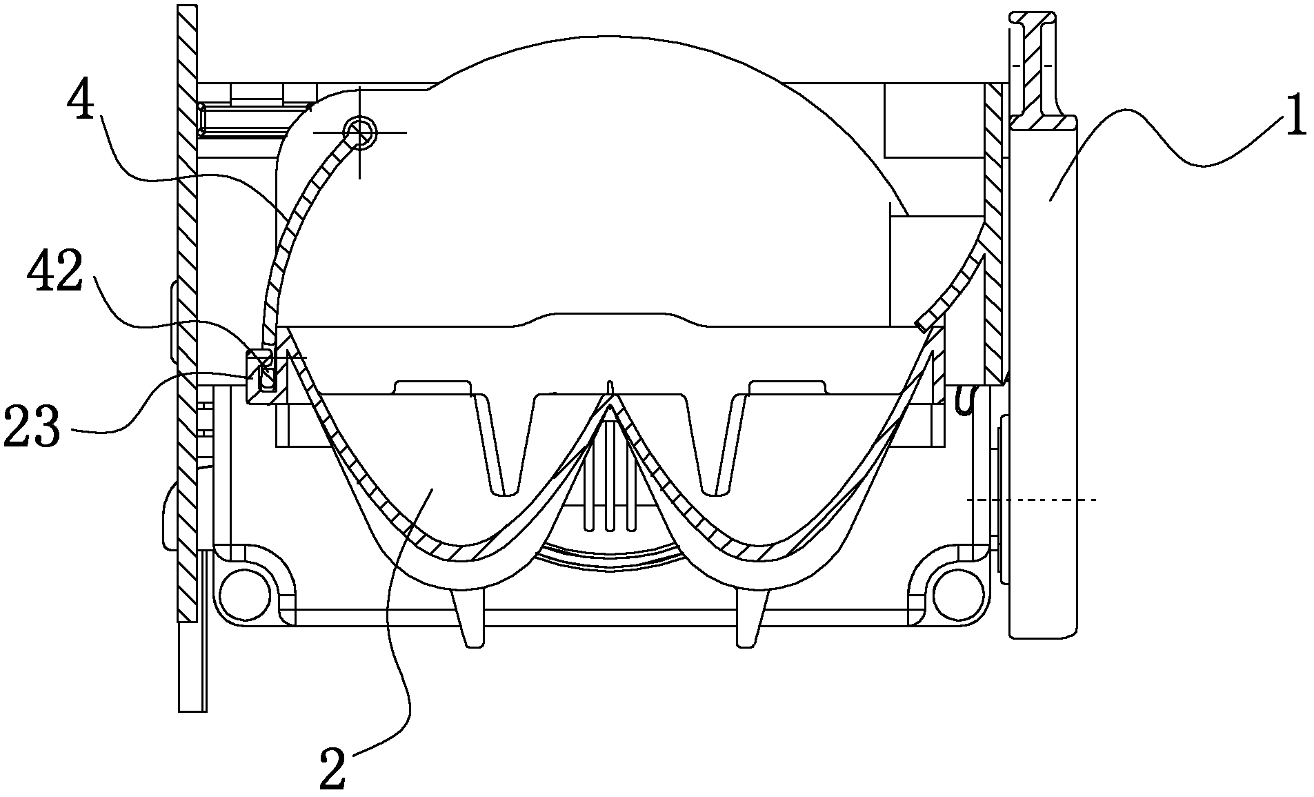 Ice machine and refrigerator provided with same