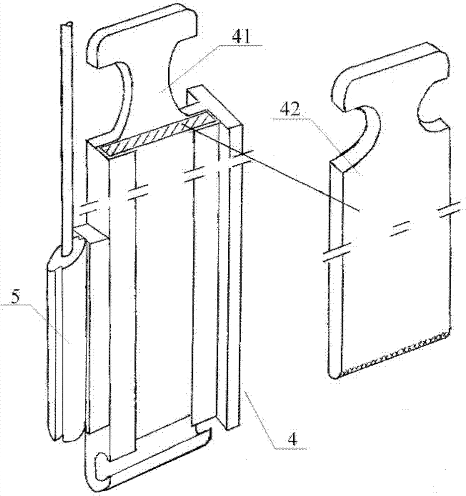 Needle forceps for intracavitary knotting in laparoscope operation