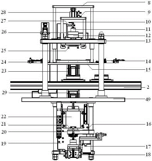 Hub unit negative clearance detection device