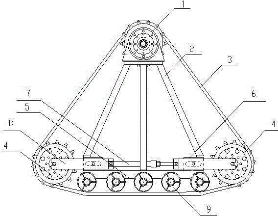 Tractor walking device