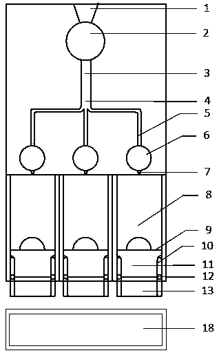 Micro-fluidic chip use method capable of combining with cuvette