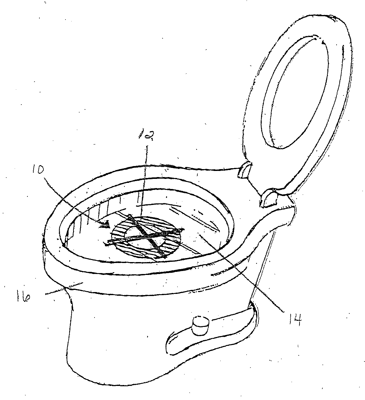 Device for facilitating potty training and method therefor