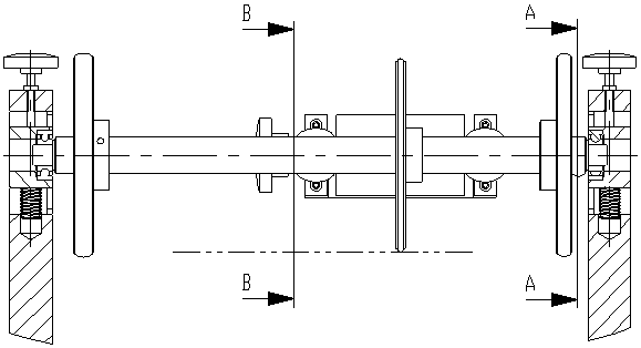 Gluing device