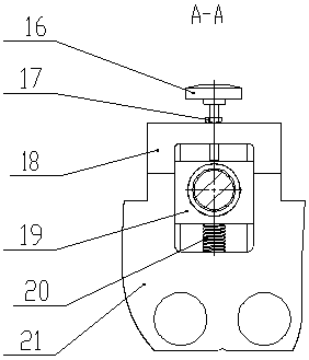 Gluing device