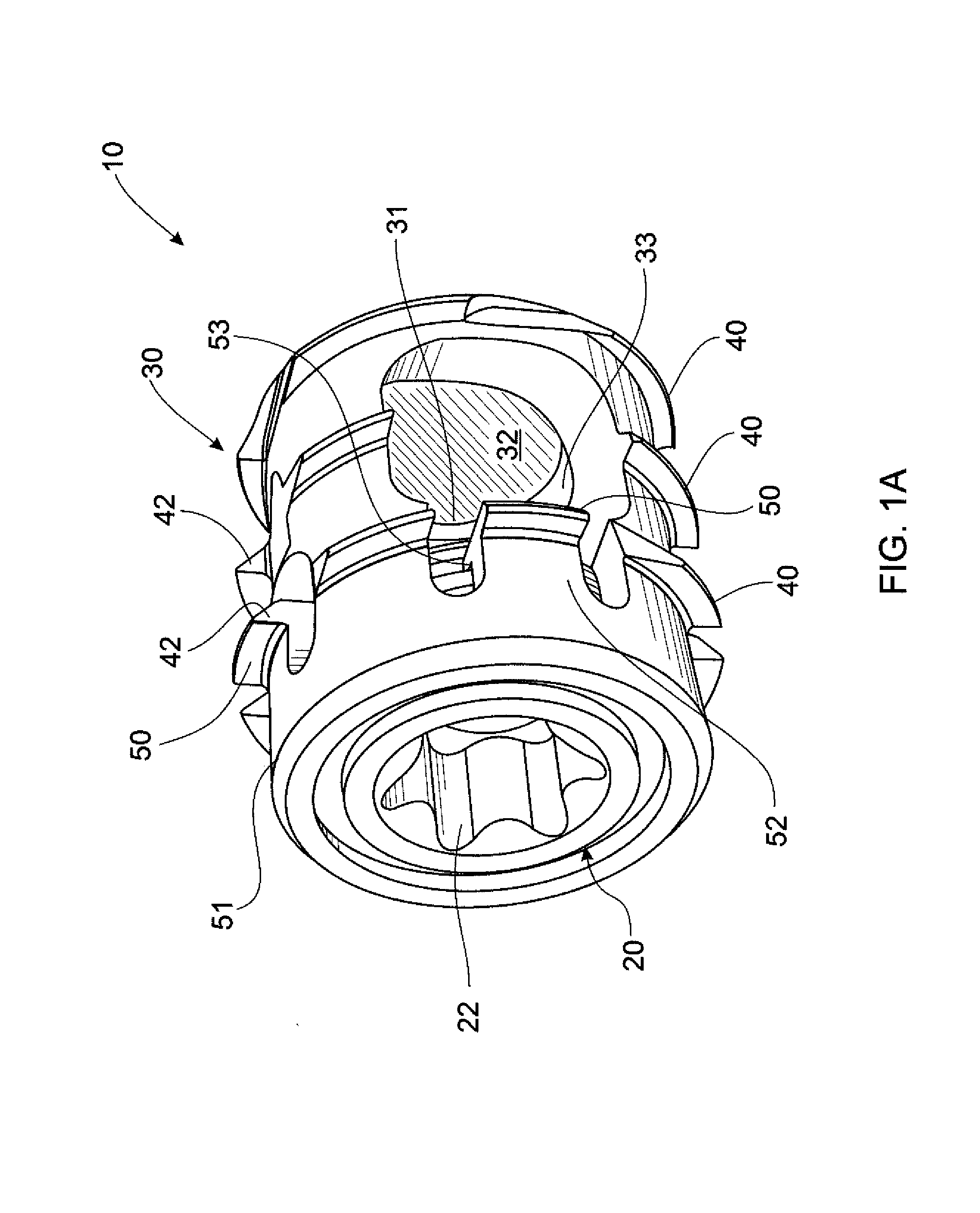 Joint implant and a surgical method associated therewith