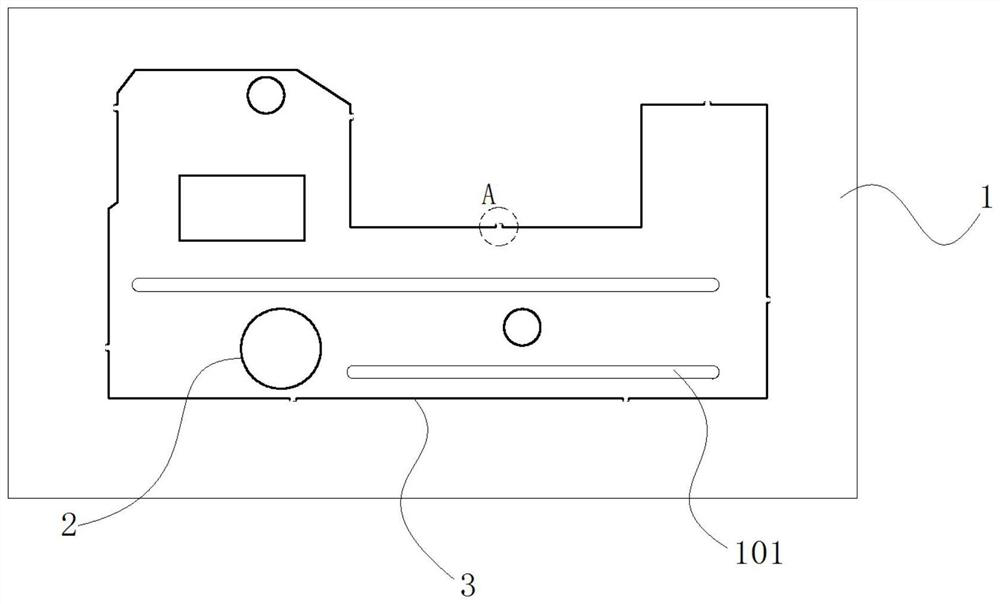 Numerical control cutting deformation control method for ribbed slab