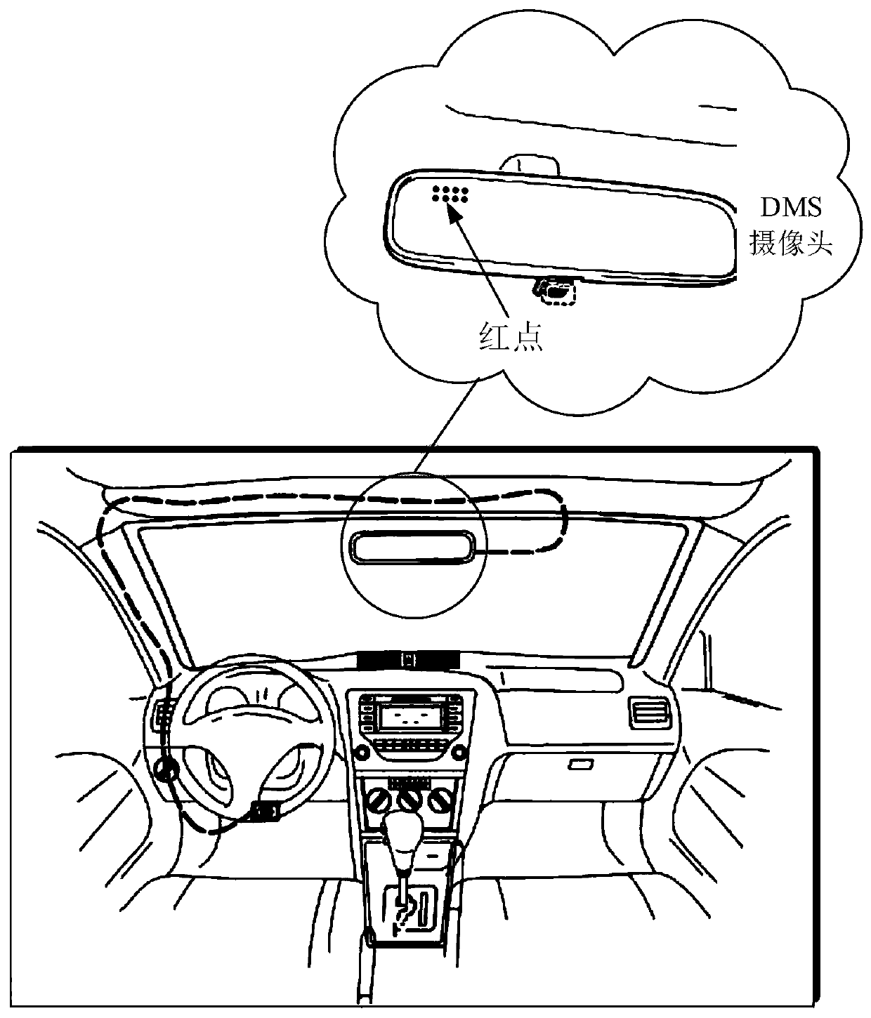 Light supplement control circuit, DMS camera, fatigue driving monitoring system and automobile