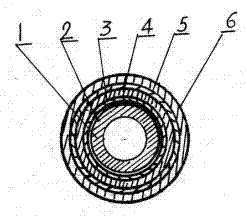 Corrosion-resistant high-pressure hose and production method thereof