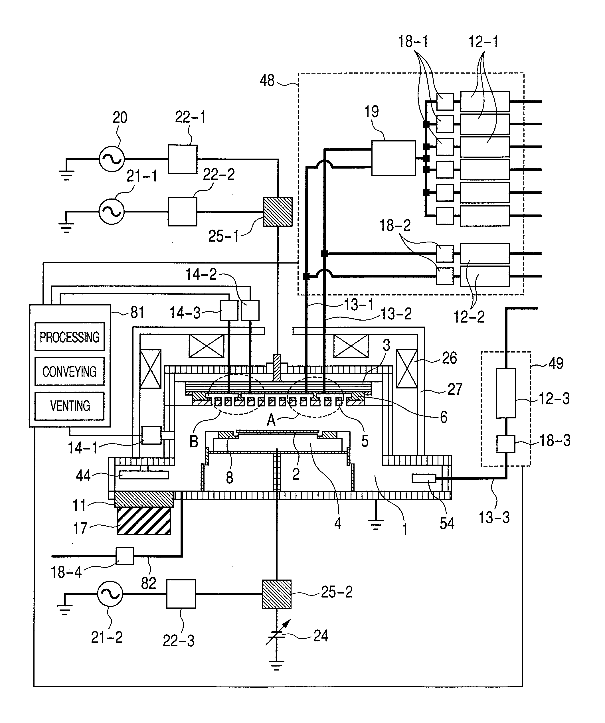 Plasma processing apparatus and method for venting the same to atmosphere