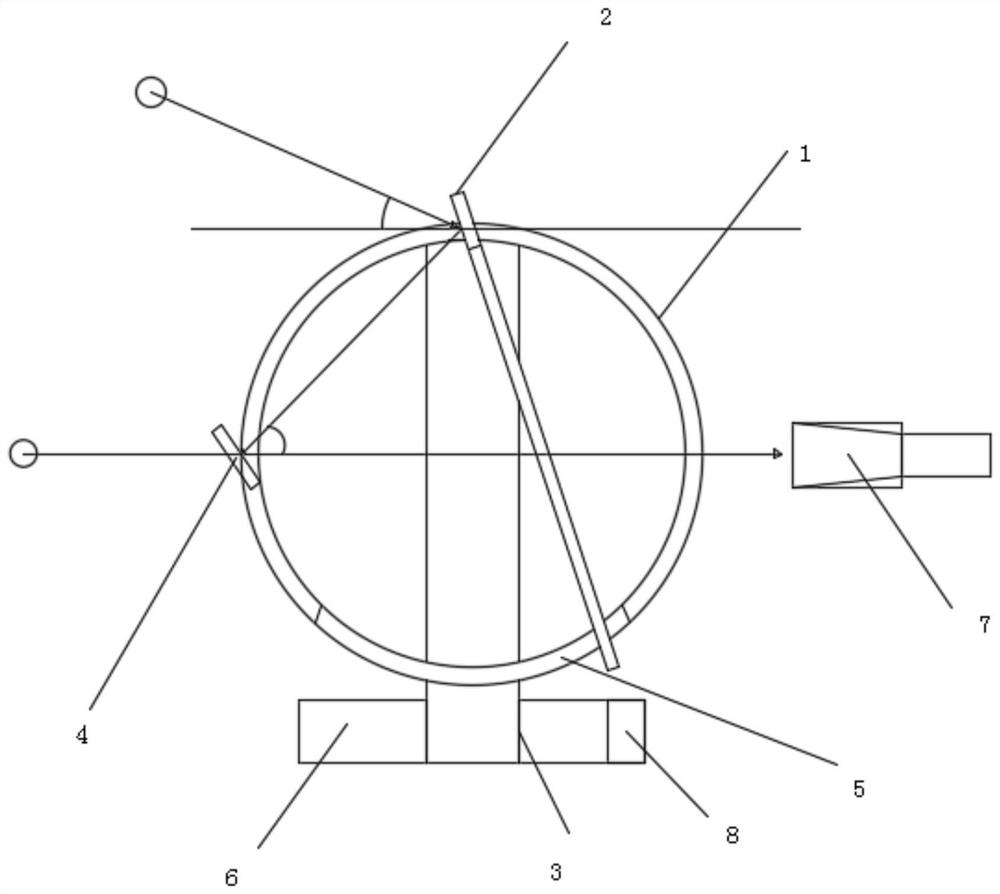 Navigation sextant design theory and method based on perpendicularity judgment