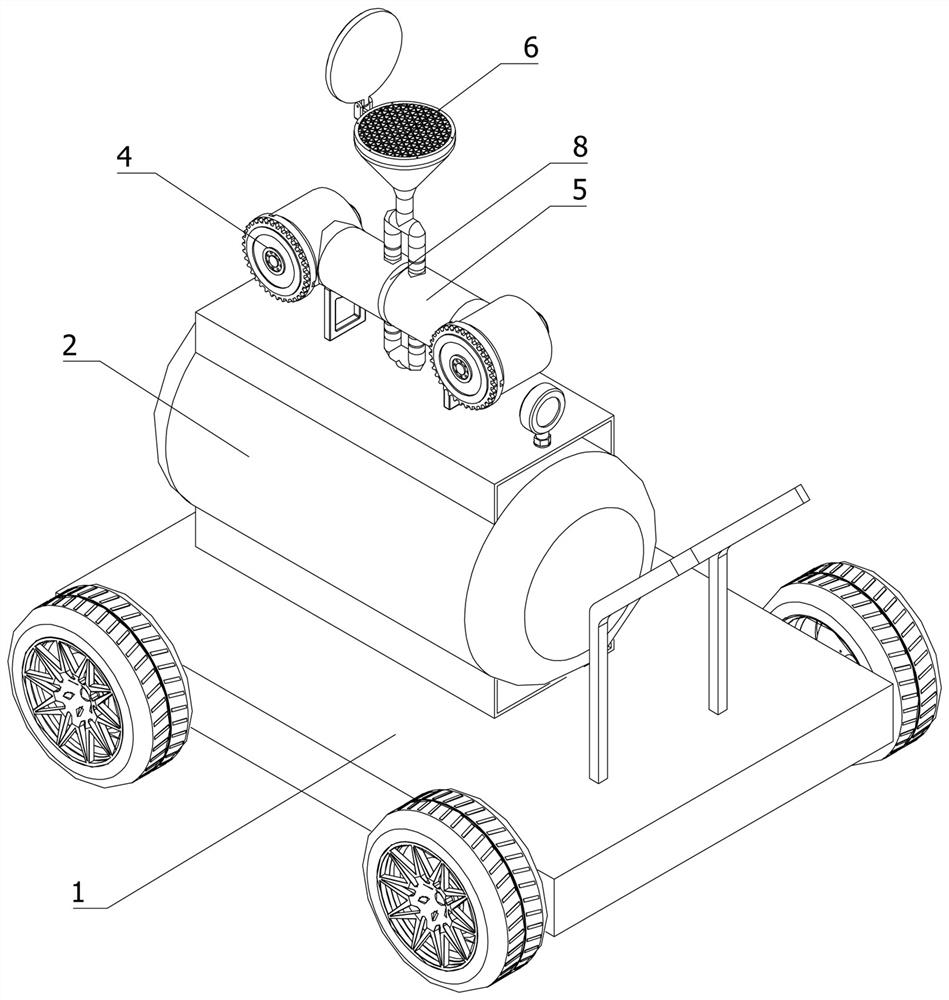 Self-vibration-cancelling type air compressor