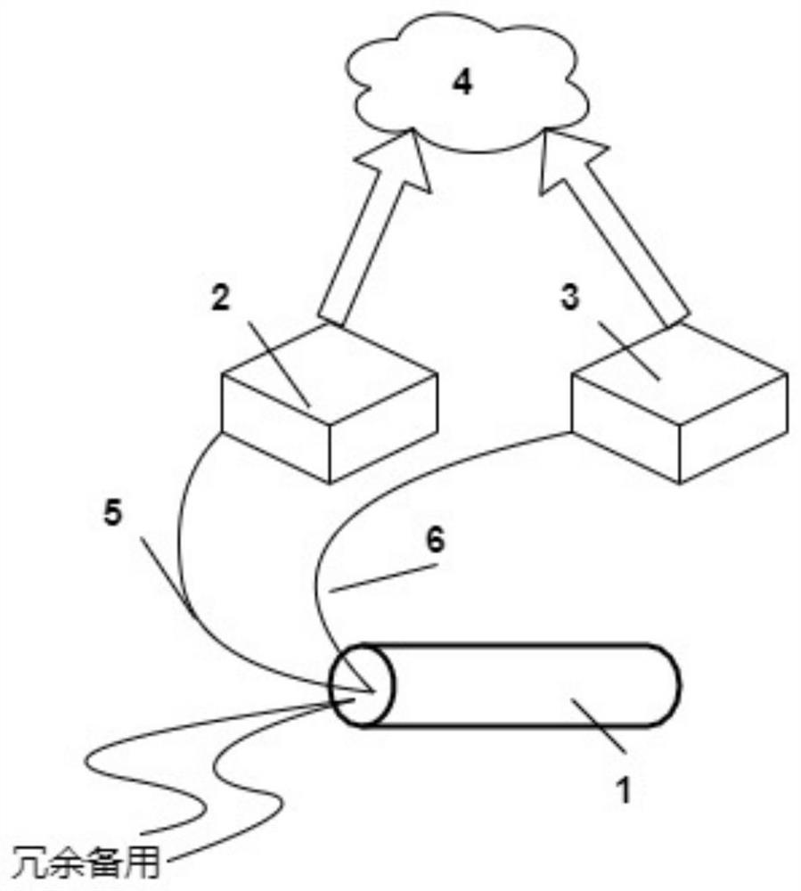 Superconducting cable vibration and temperature measurement system and method adaptive to multiple vibration working conditions