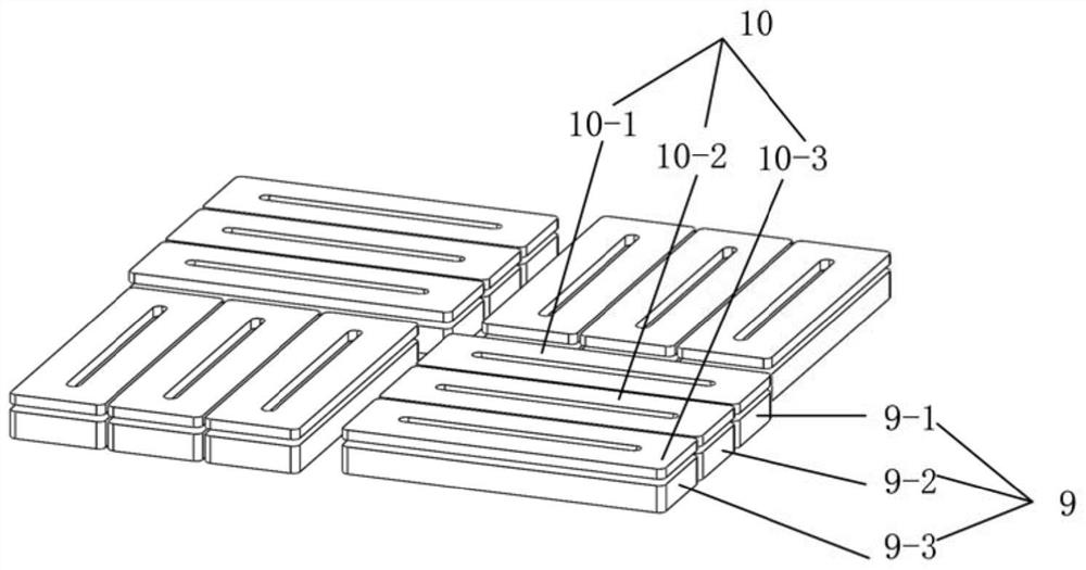 Magnetic levitation planar motor workbench with double-layer winding coarse and fine driving