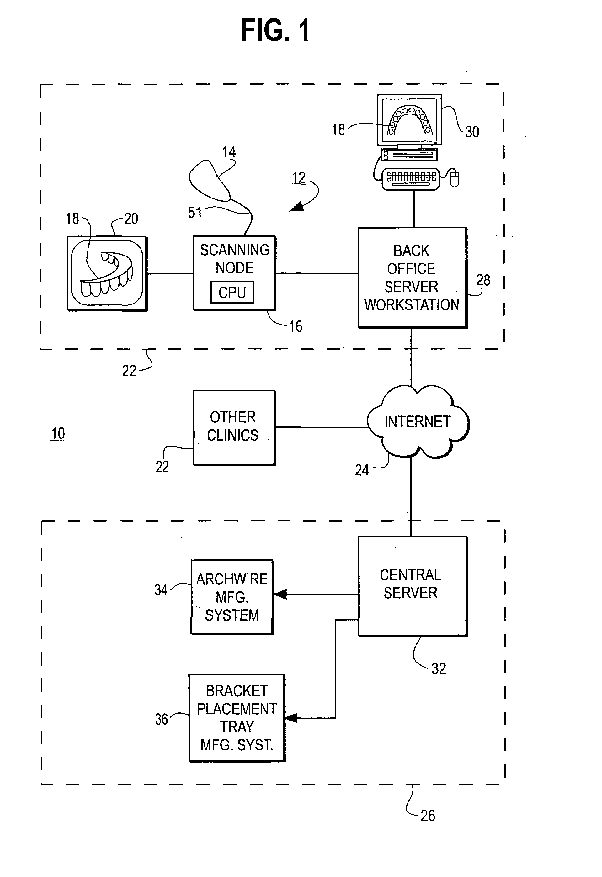 Method and workstation for generating virtual tooth models from three-dimensional tooth data