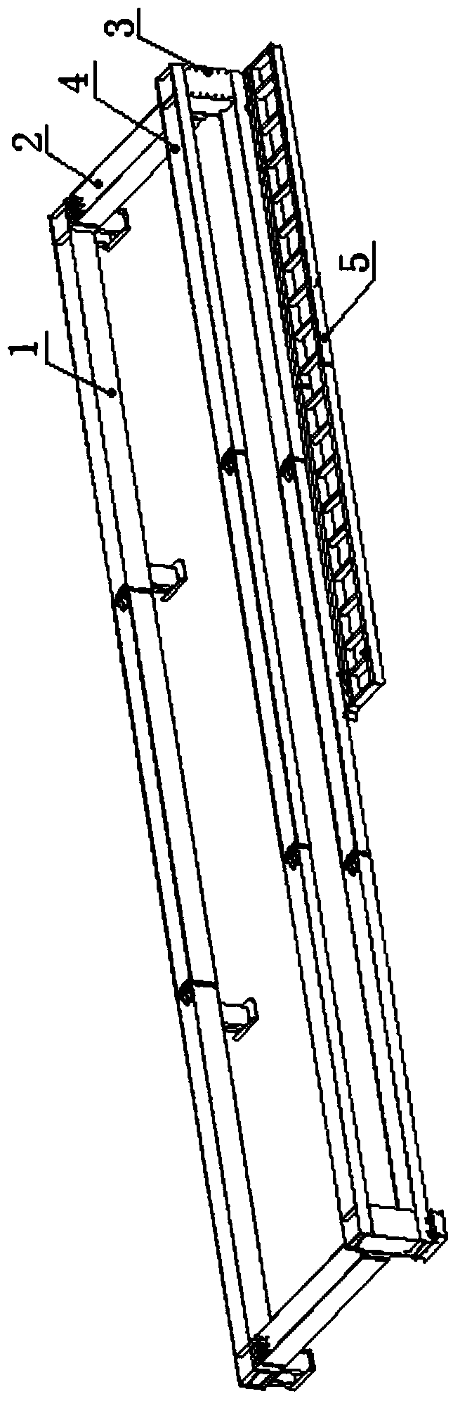 Conveyable pole mechanical test bed